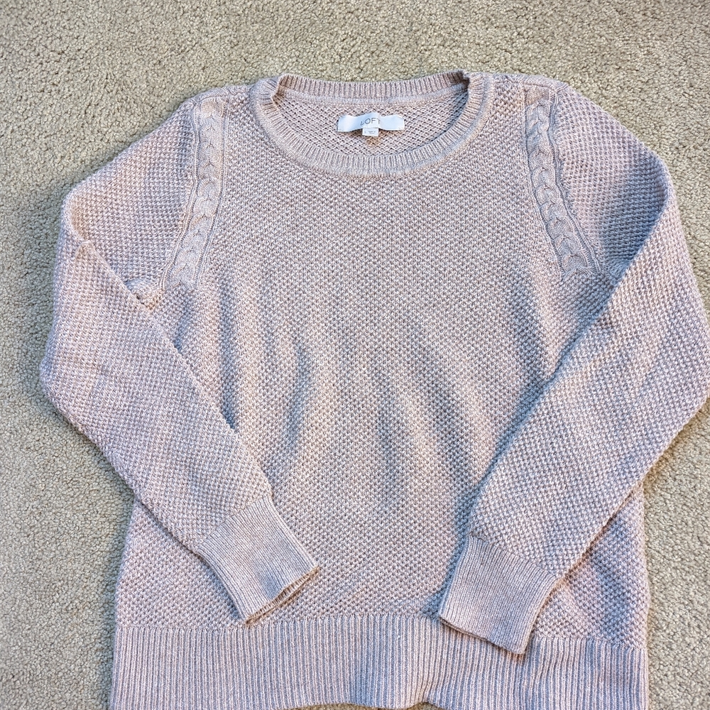 Loft tan sweater